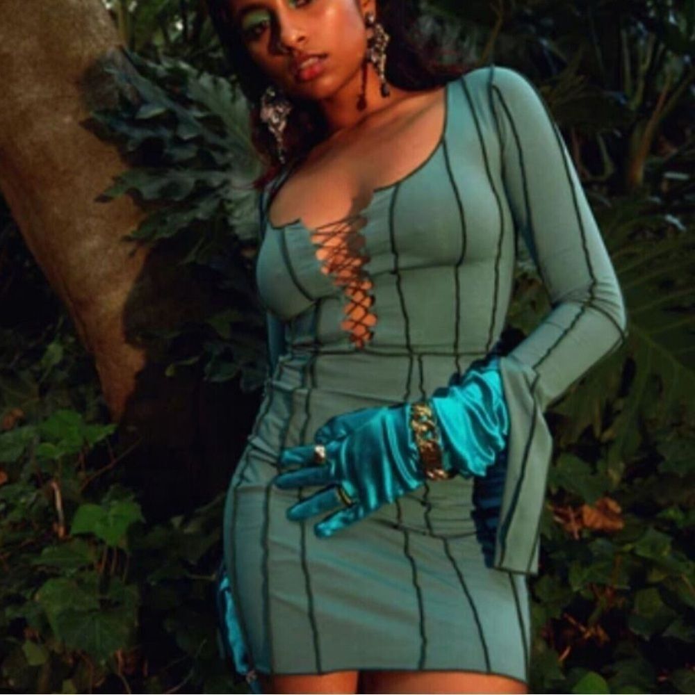 Finesse Karlie dress size xl like new cond green‎ women’s